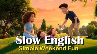 Easy English Listening Practice(A2 Level)丨A Weekend with No Spending and No Phones | Learn English