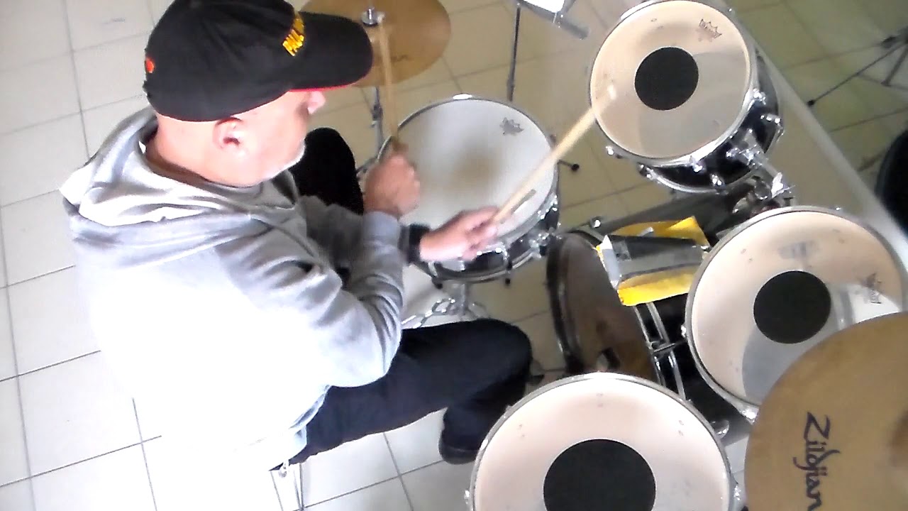 Cómo Tocar un Ritmo de Cumbia en la Batería, Parte 4/4, Técnica Robin