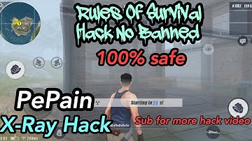 Rules of survival - X-ray Hack - on Android no root របៀបហែកហ្គេម Rules Of Survival 100%Safe