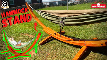 Wooden Hammock Stand for Hammocks - Setup/Review