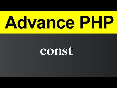 const in PHP (Hindi)