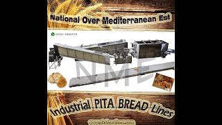 Automated 2 rows, Lebanese Pita & Arabic bread line , oven , NME Bakery Equipment industry