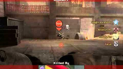 MW3 Riot Shield- It got stuck with semtex and killed me.