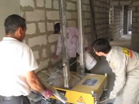 автоматизированный штукатурный аппарат, авто штукатурное оборудование
