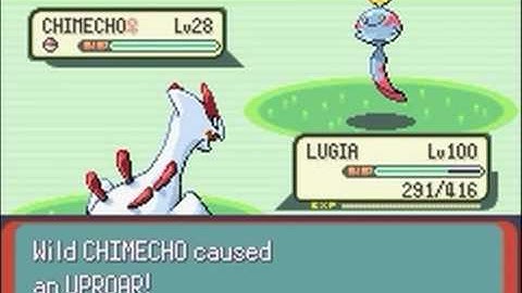 pokemon emerald, ruby and sapphire catching chimecho