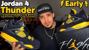 2023 Jordan 4 Thunder ⚡️Review & On Feet 👣