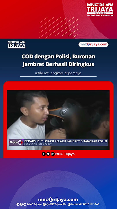 Beraksi di 7 lokasi pelaku jambret ditangkap polisi #shorts