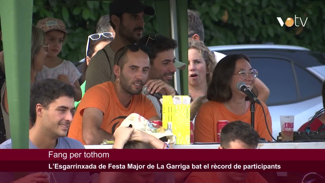 VOTV - L’Esgarrinxada de Festa Major de La Garriga bat el rècord de participants
