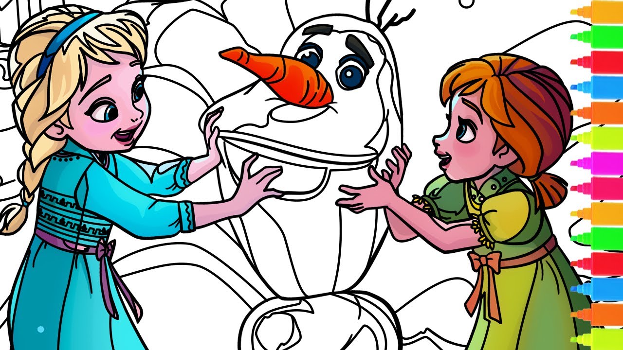 Disney Frozen Do You Want to Build a Snowman? | Frozen Coloring Pages