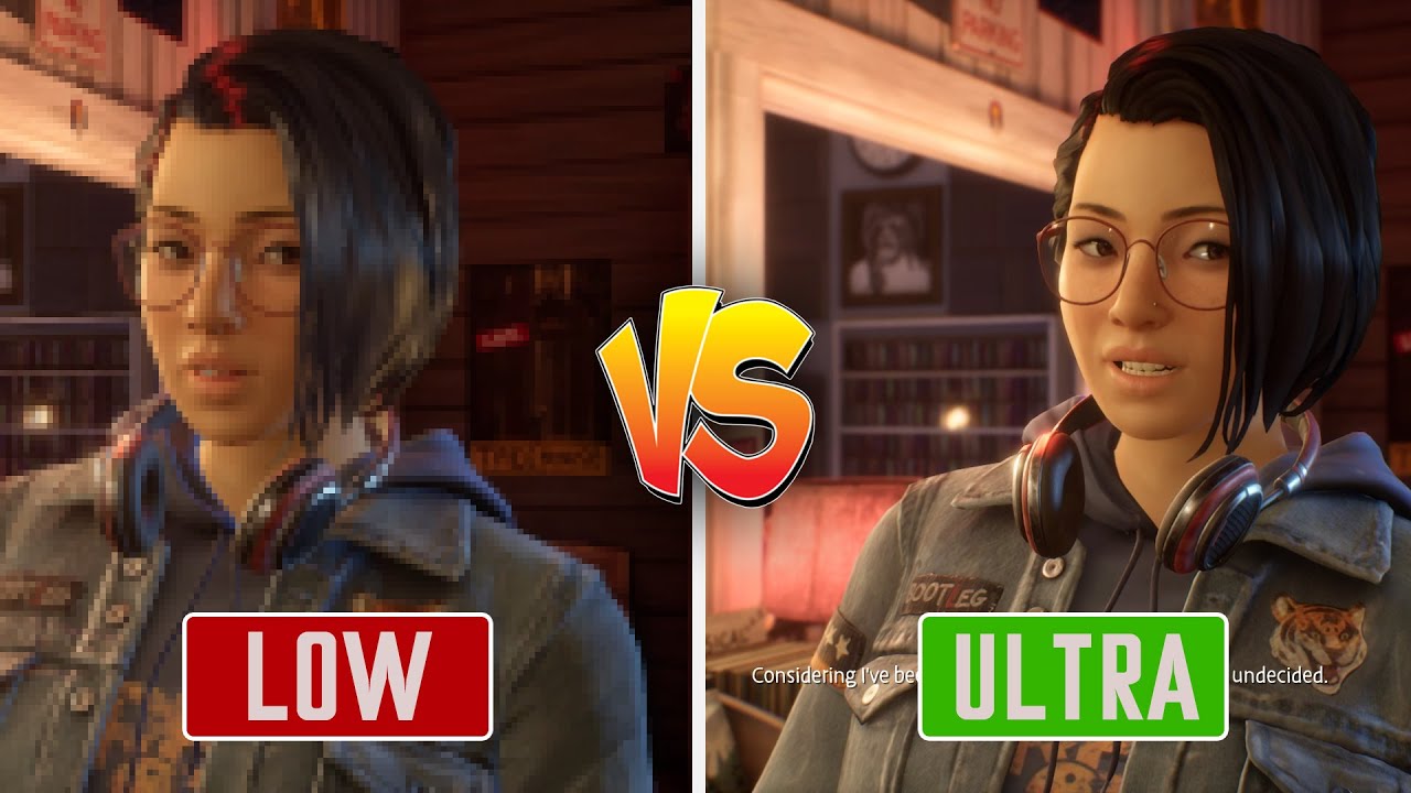 LIFE IS STRANGE TRUE COLORS LOW V/S ULTRA GRAPHICS COMPARISON ON PC | RTX3060 GRAPHICS CARD