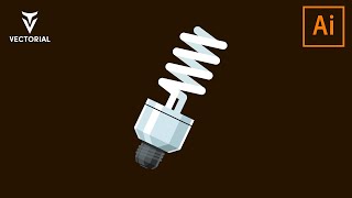 Light Bulb tutorial in Adobe illustrator 2020
