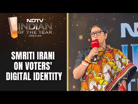 NDTV Indian Of The Year | Smriti Irani: backslash