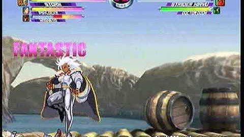 MvC2 Online (360): Brett (MSP) vs useleSSSavant (Strid/Rog/Doom) 51 .:1.12.11:.