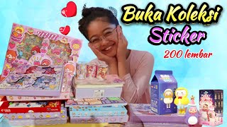 Hanum Buka Semua Koleksi Sticker Box; Masu, Tea Time, Zodiac, Food Party 💜 Shafeea Hanum