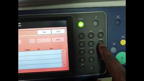 How to change  non customer mode  in WorkCentre 7556 7535
