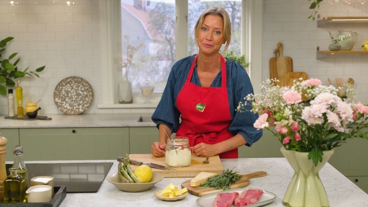 Rostad potatissallad med dragon och grillad biff - Köket