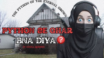 Python Ne Ghar Bana Diya?! 🏠😲 | Fun Coding with Turtle | The Python of the Eternal Crown