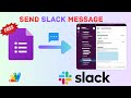 How to Send Slack Notifications from Google Forms #slack #googleform