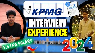 KPMG Interview experience 2024 | Fresher Interview experience 2024 Tamil | Sharmilan