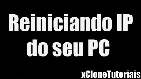 Como cancelar o IP de uma rede?