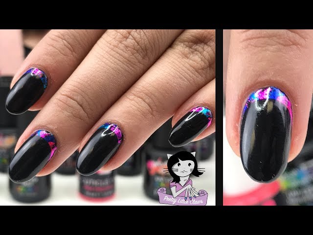 Foiling vertical lead jigs with etex and holographic nail foil