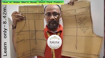 How to Draft Men’s Boxer Shorts | shorts pants | swim shorts pattern @rmgpm16