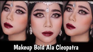 TUTORIAL MAKEUP CLEOPATRA PAKAI PRODUK LOKAL