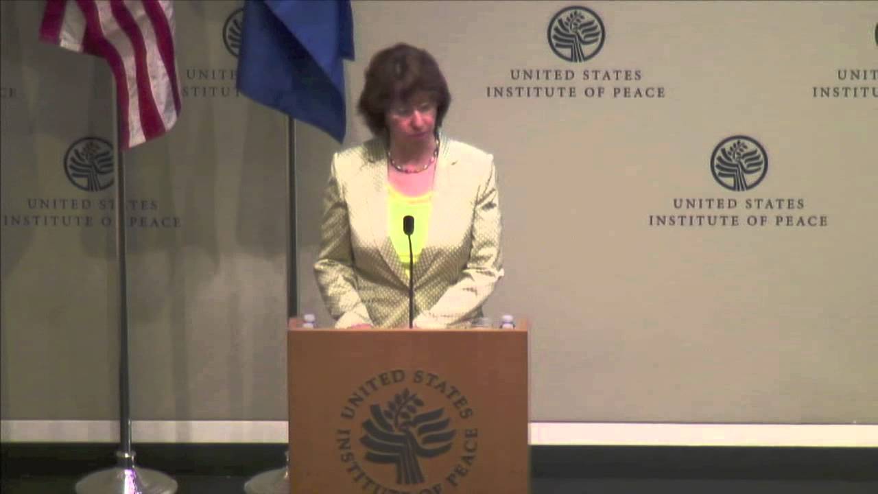 EU HR Catherine Ashton Delivers Keynote at Common Security and Defense Policy Conference