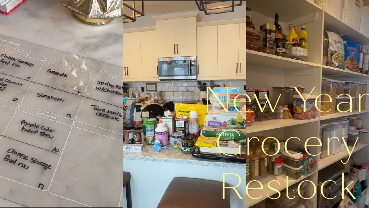 Grocery Restock After Christmas | Refill My Pantry and Fridge With Me