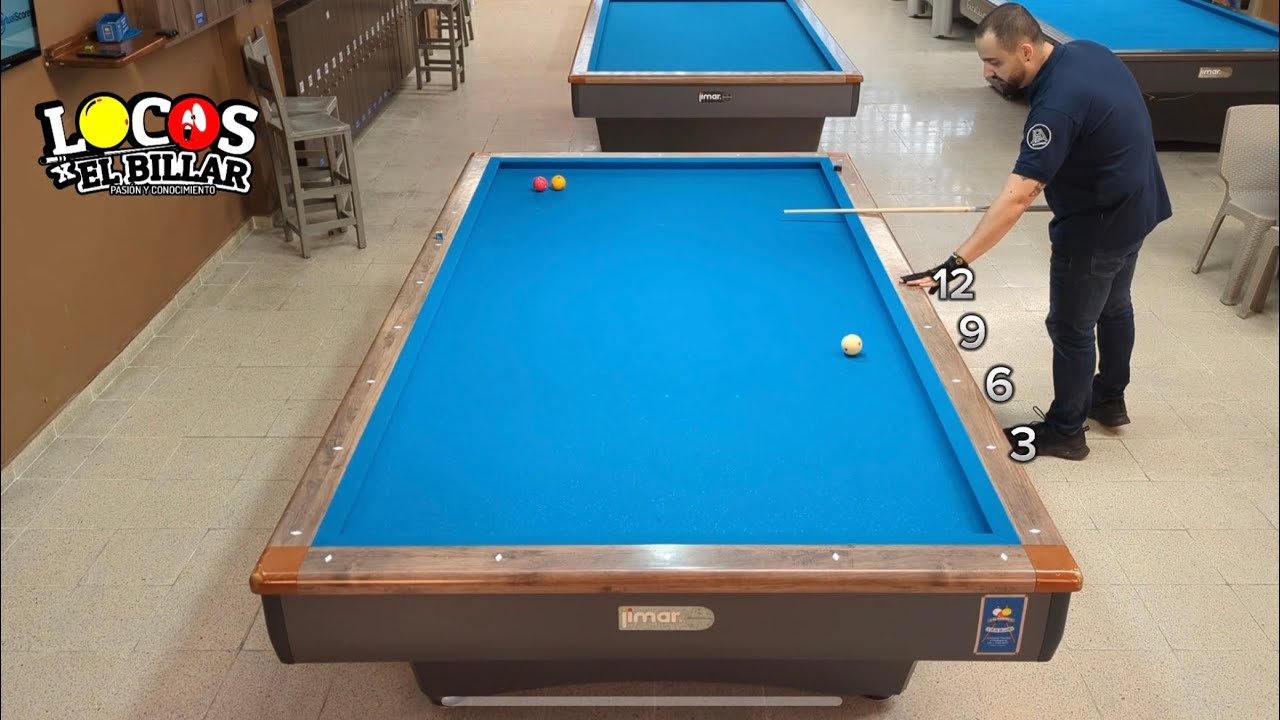 Sistema CONO sin efecto 🤪  #billar  #billiard  #billiards