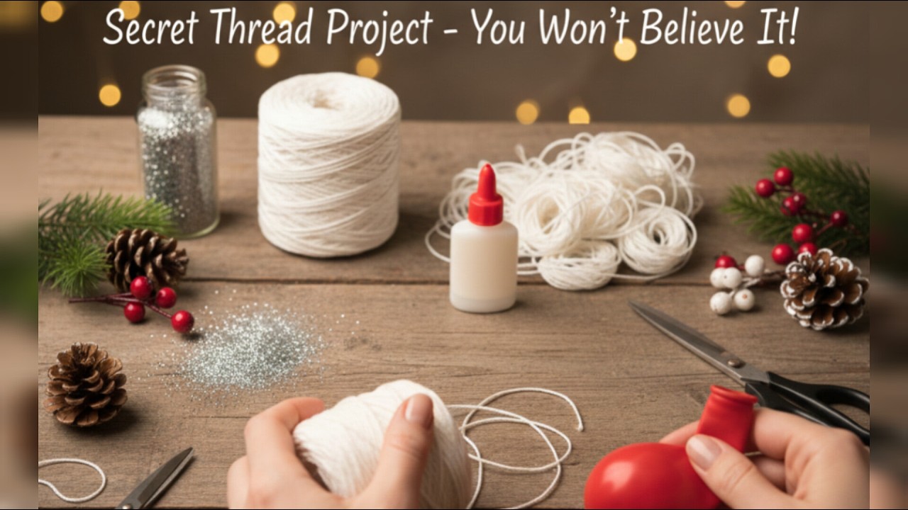 DIY Christmas Decor! 🤫 3 Yarn Ideas That Will Transform Your Home!