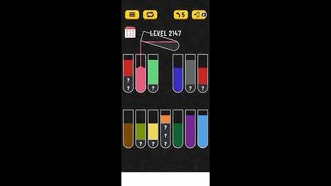 water sort puzzle level 2147
