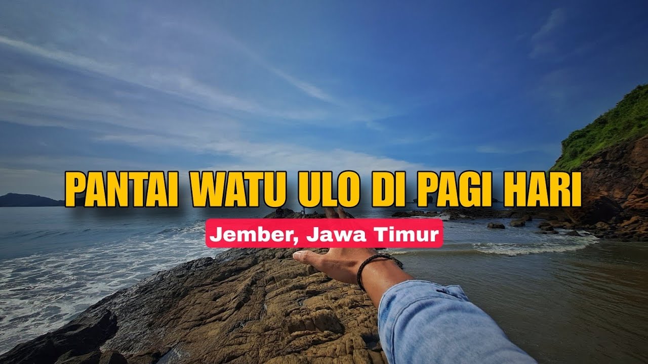 Keindahan Pantai Watu Ulo Jember Di Pagi Hari Cocok Untuk Liburan Bersama Keluarga | Vlog #44