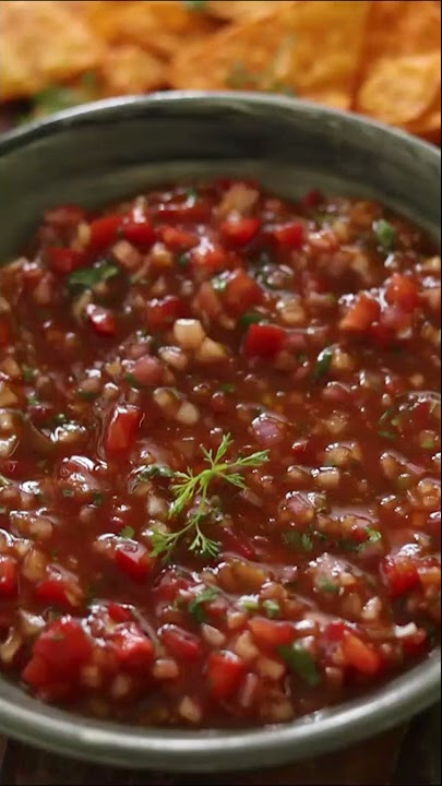 Salsa Sause Restaurant Style | Salsa Sauce For Nachos #shorts