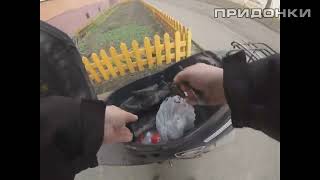 Накорячивание на HONDA DIO27  мухобойка с GOPRO на пузе!