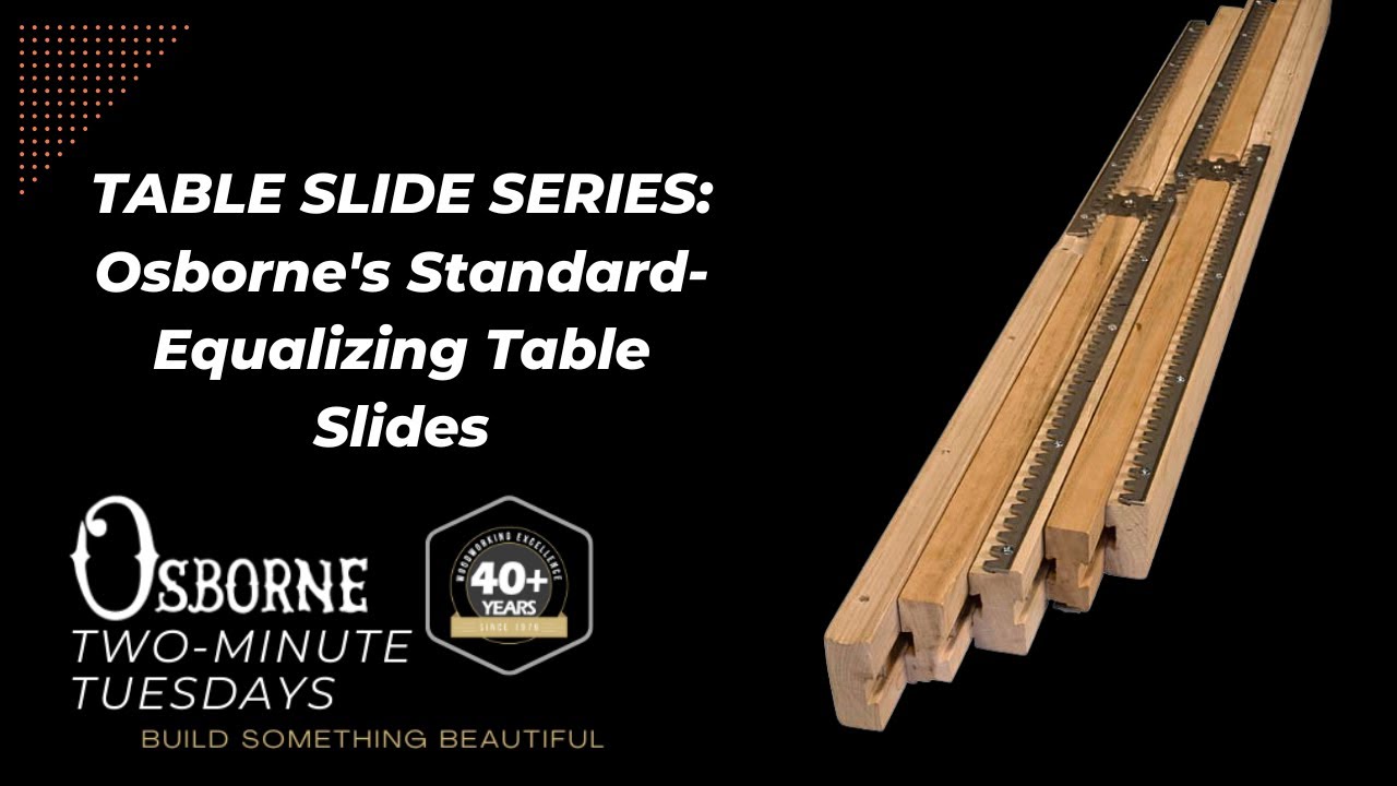 Osborne Table Slide Standard Equalizing Table Slides   Osborne Two Minute Tuesdays