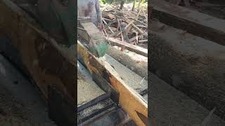 merajang kayu jowar !! serkel rakitan