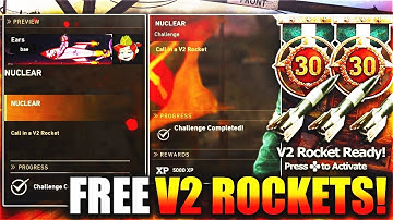 *NEW* SECRET "V2 ROCKET" CALLING CARD! V2 ROCKETS for SUBSCRIBERS! (COD WW2 UPDATE)