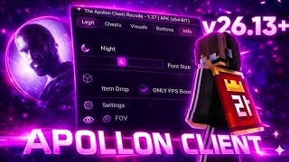 Apollon Client For MCPE 1.26.13+ ( Latest Version ) 🔥| Smooth Gameplay , Apollon Client, Toolbox || screenshot 1