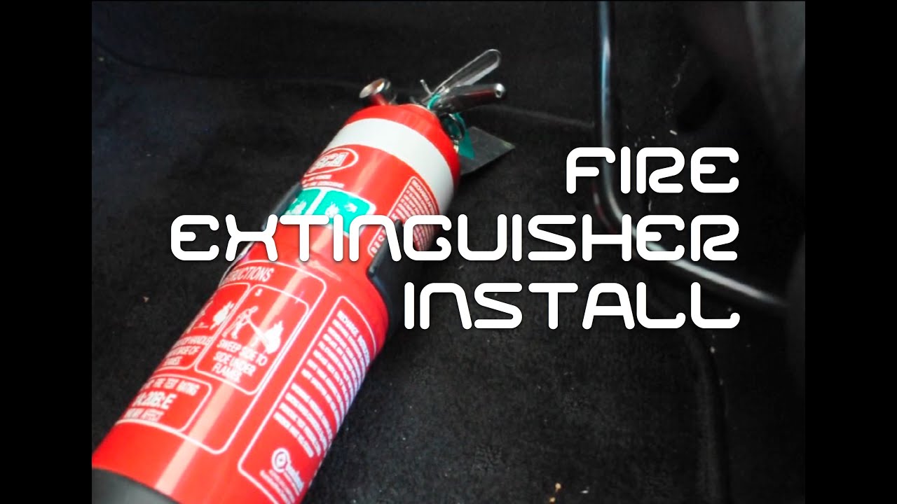 How to Install a extinguisher into your car YouTube