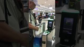 New Ticket Scanner At Cebu Mactan Airport