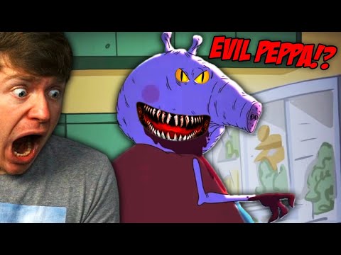 Reacting to PEPPA PIG but as a SCARY MONSTER