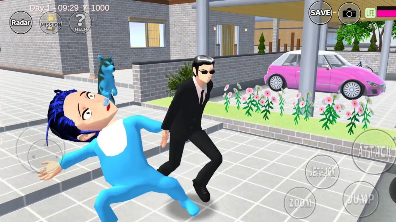 Anak Taiga dicul1k | SAKURA school simulator