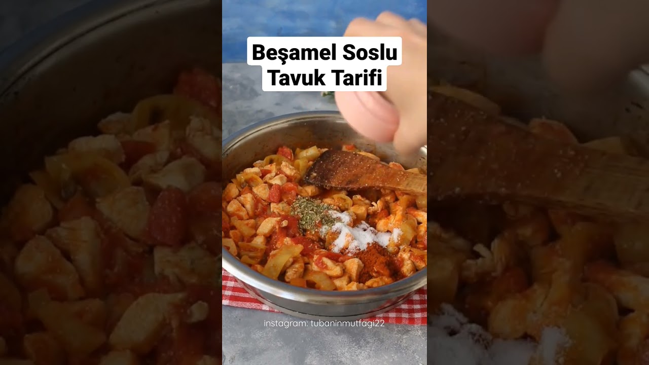 BEŞAMEL SOSLU FIRINDA TAVUK TARİFİ???? #tavuk #yemektarifleri #shorts BEŞAMEL SOSLU FIRINDA TAVUK TARİFİ???? #tavuk #yemektarifleri #shorts
