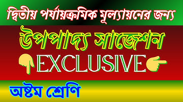 উপপাদ্য সাজেশন | Class 8 Mathematics Theorem Suggestion 2025 2nd Unit Test