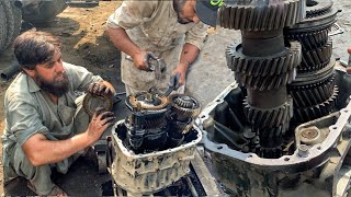 Rebuilding Hino Truck Breakdown 6-Speed Manual Transmission || Reconstruction of a Manual Gearbox