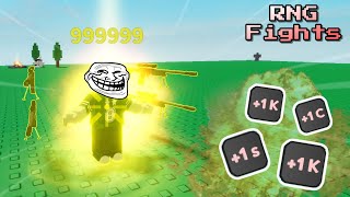 Becoming Overpowered With Admin Roblox Rng Fights