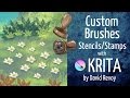 Custom Brushes (Stencil/Stamps) with Krita