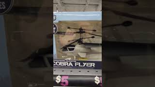 Cobra Flyer Helicopter R/C with Lights - $5 at Five Below