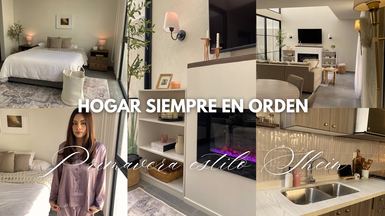 Hogar siempre limpio y organizado | compras para estar cómodos en casa | primavera estilo SHEIN